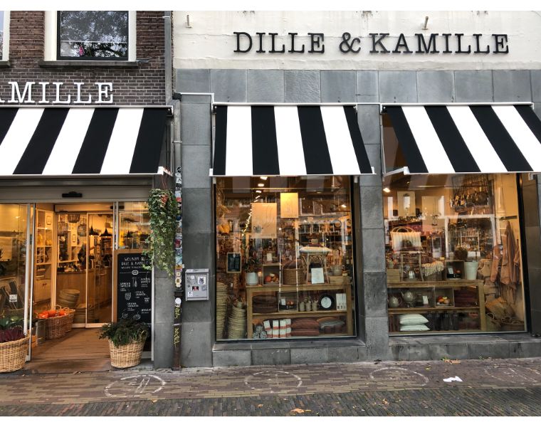 Dille & Kamille 雑貨店の外観